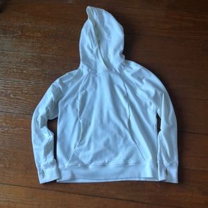 Lululemon white scuba hoodie